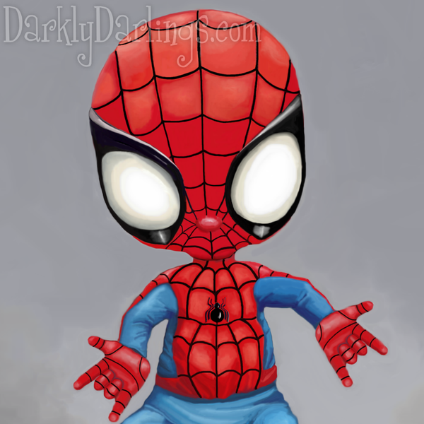 Cute Spider-man fan art