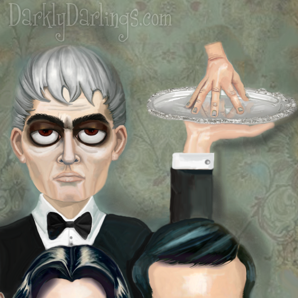 Lurch and Thing Addams Family Fan Art
