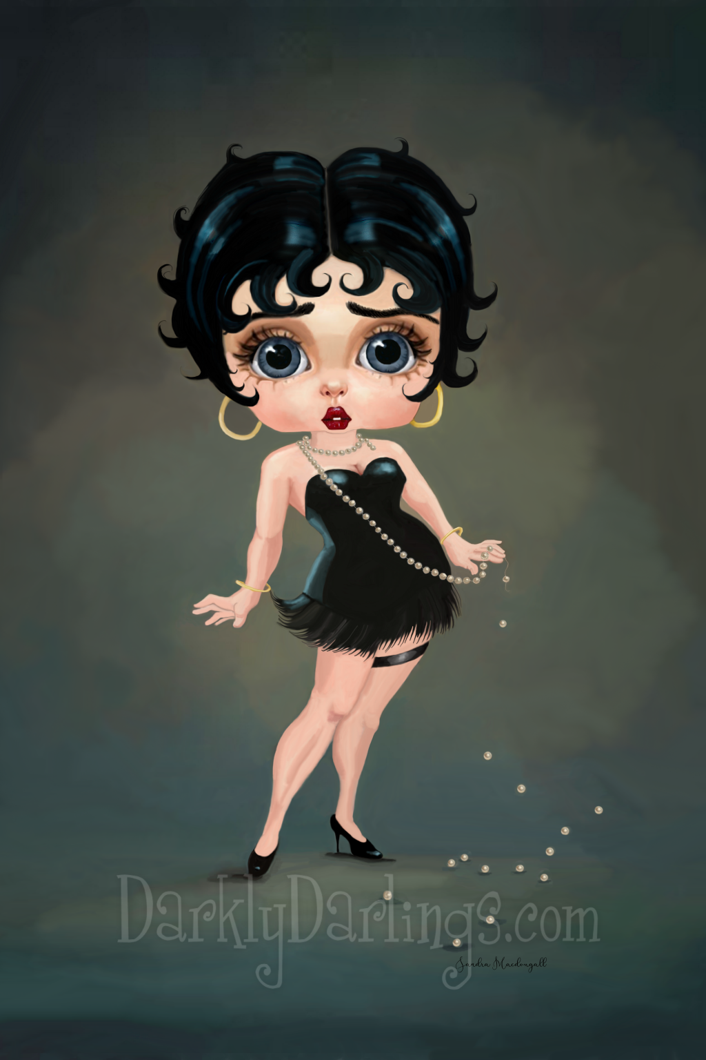 Broken Pearls (Betty Boop) – Darkly Darlings by Sandra Macdougall