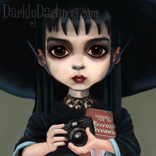 Creepy cute Lydia Deetz (Beetlejuice Fan Art)