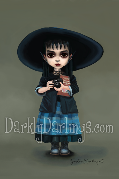 Creepy cute Lydia Deetz (Beetlejuice Fan Art)