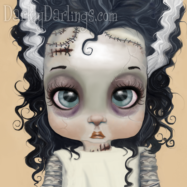 Creepy cute Bride of Frankenstein