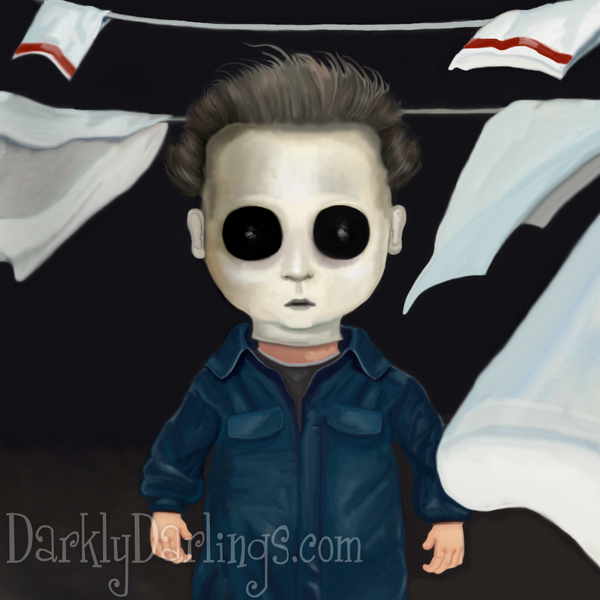 Cute Michael Myers Halloween Fan Art