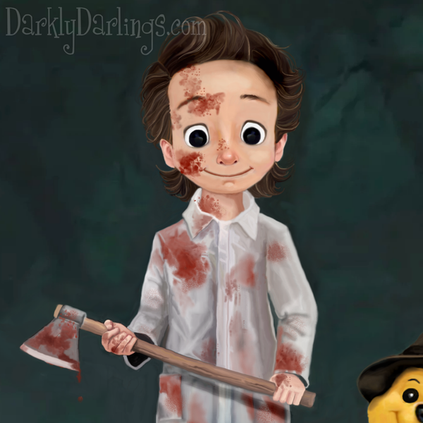  Christopher Robin as Patrick Bateman (American Psycho)