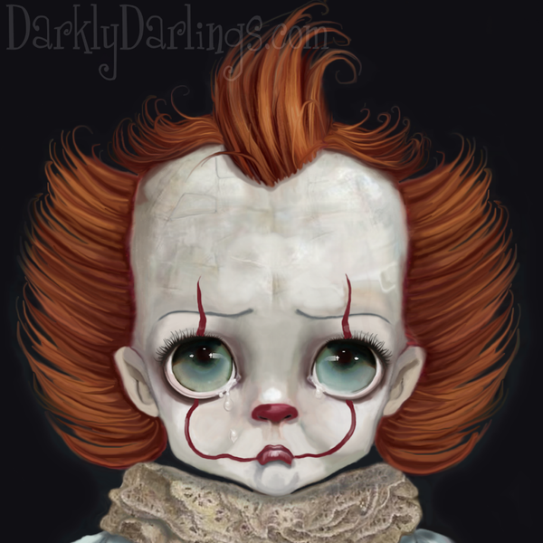 sad little clown