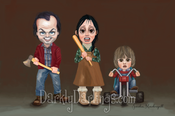 Stanley Kubrick's The Shining (based upon the novel by Stephen King) fan art 
