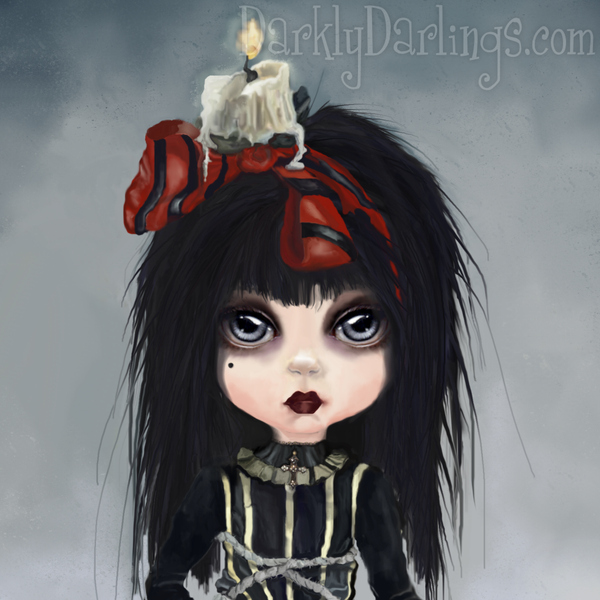 Gothic Victorian girl 