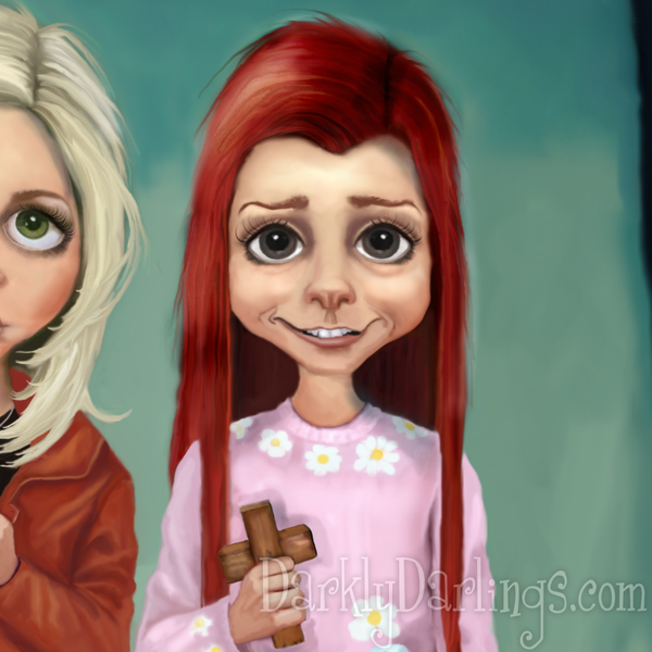 Buffy the Vampire Slayer fan art of Willow Rosenberg (Alyson Hannigan,)