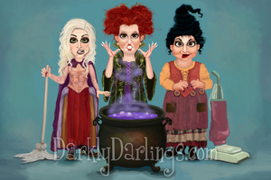 Sanderson Witch Sisters from Hocus Pocus